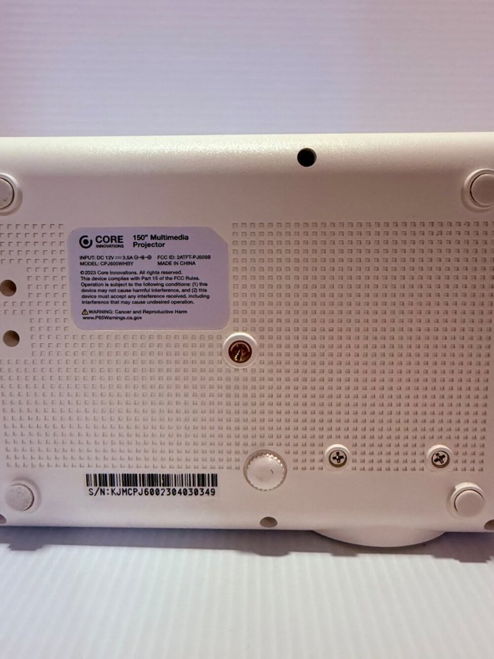 Core Innovations 150” Home Theater Projector - Picture 6 of 7